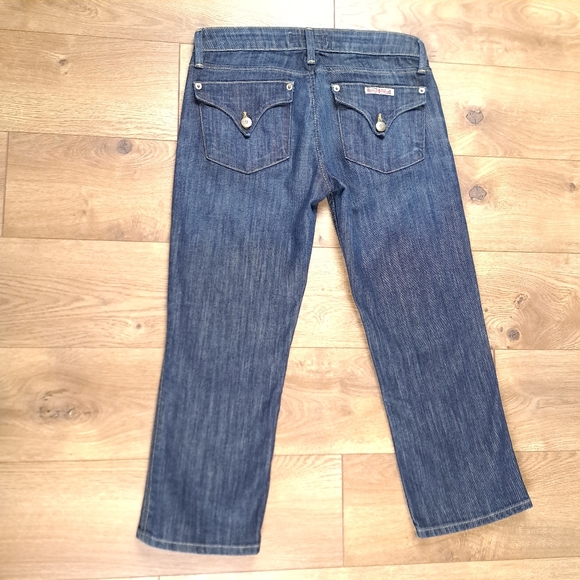 Hudson Darkwash Low Rise Crop Jeans - Picture 3 of 7